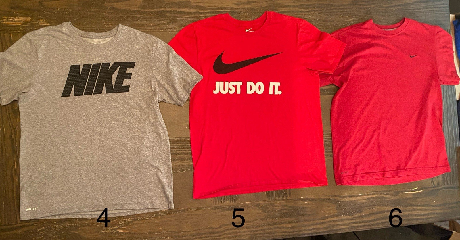 Nike Graphic T-Shirts Men’s Large 4 for $40.