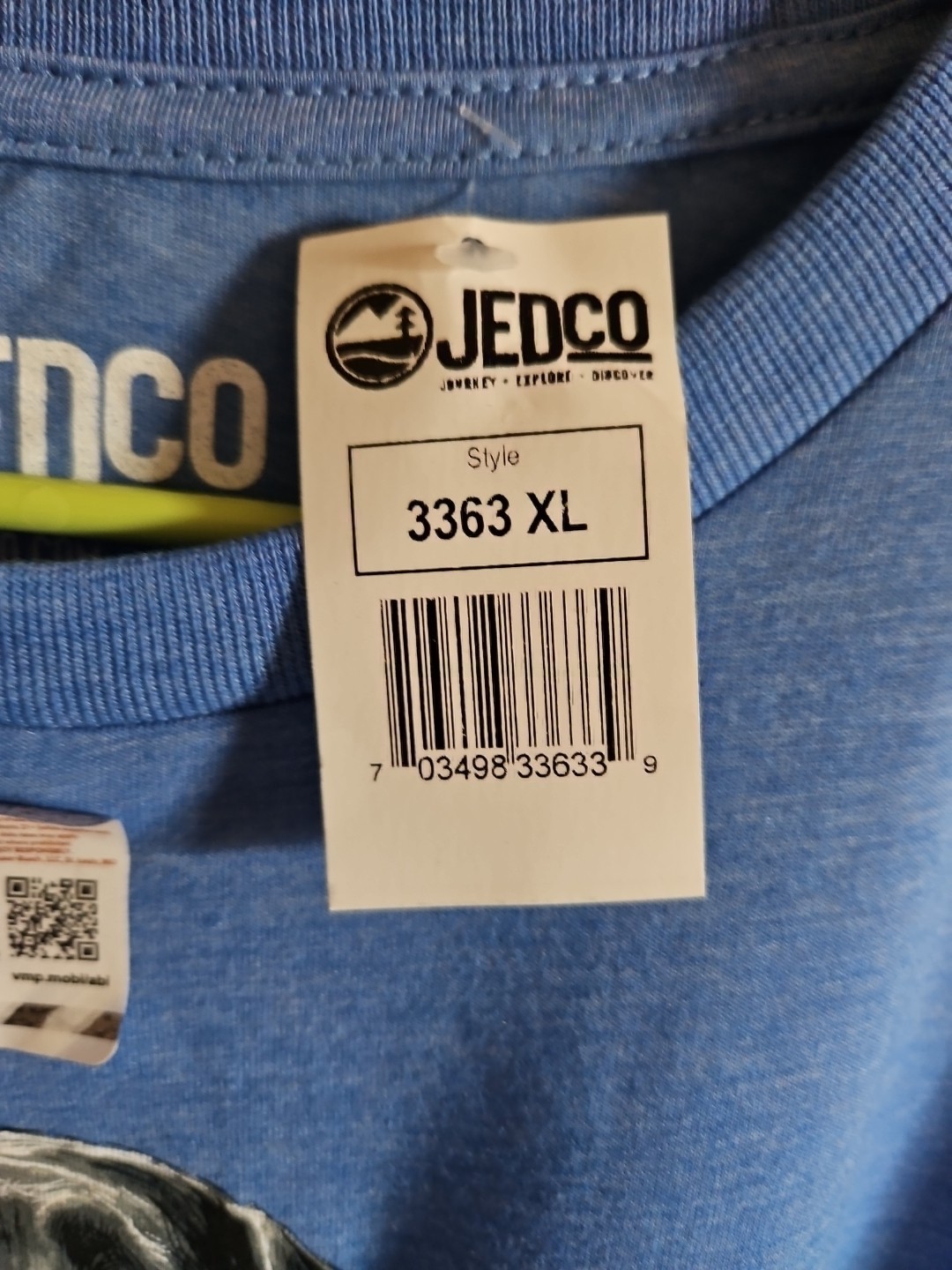 Jed-Co x Anheuser Busch Good Boy Busch Light T-Shirt Soft Blue Men Size XL New