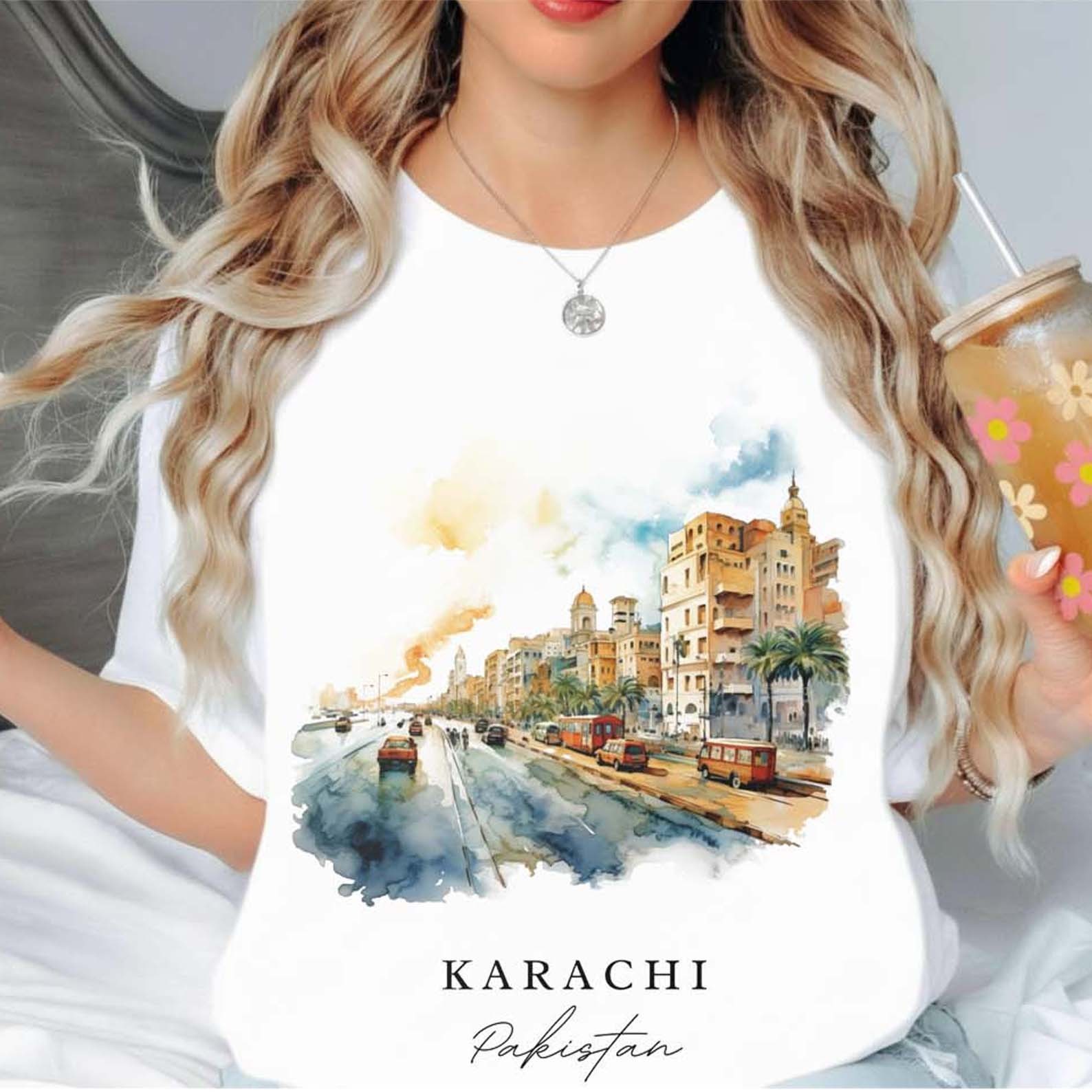 Karachi Pakistan Unisex Shirt Travel Gift Pakistan Trip Lover Souvenir Tee