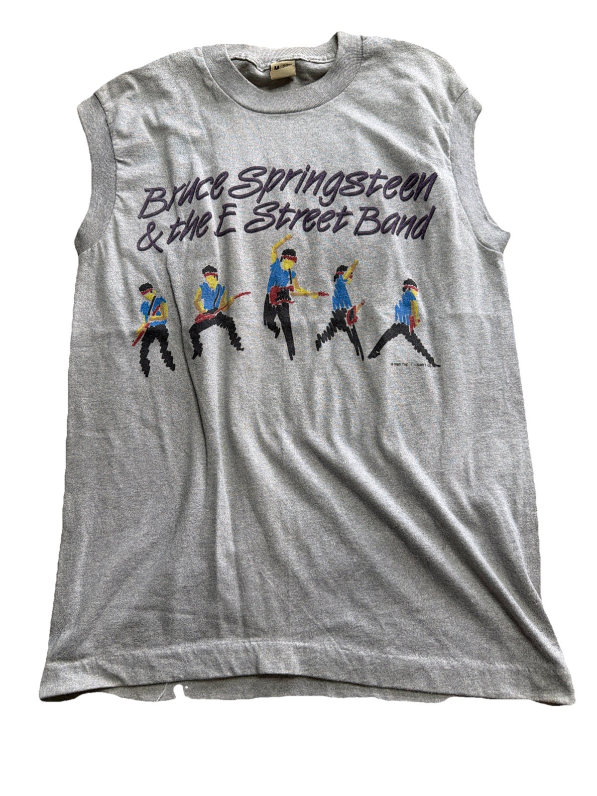 Bruce Springsteen and The E Street Band 1985 Vintage Tour T-Shirt Size Medium