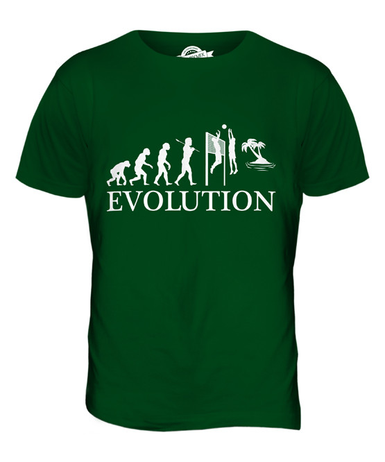 BEACHVOLLEYBALL EVOLUTION DES MENSCHEN HERREN T-SHIRT TEE SHIRT XS S M L XL 2XL