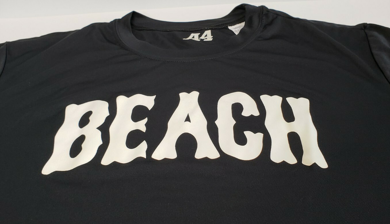 A4 Beach Laminated Moisture Wicking T-Shirt Men’s Small Black Style N3142
