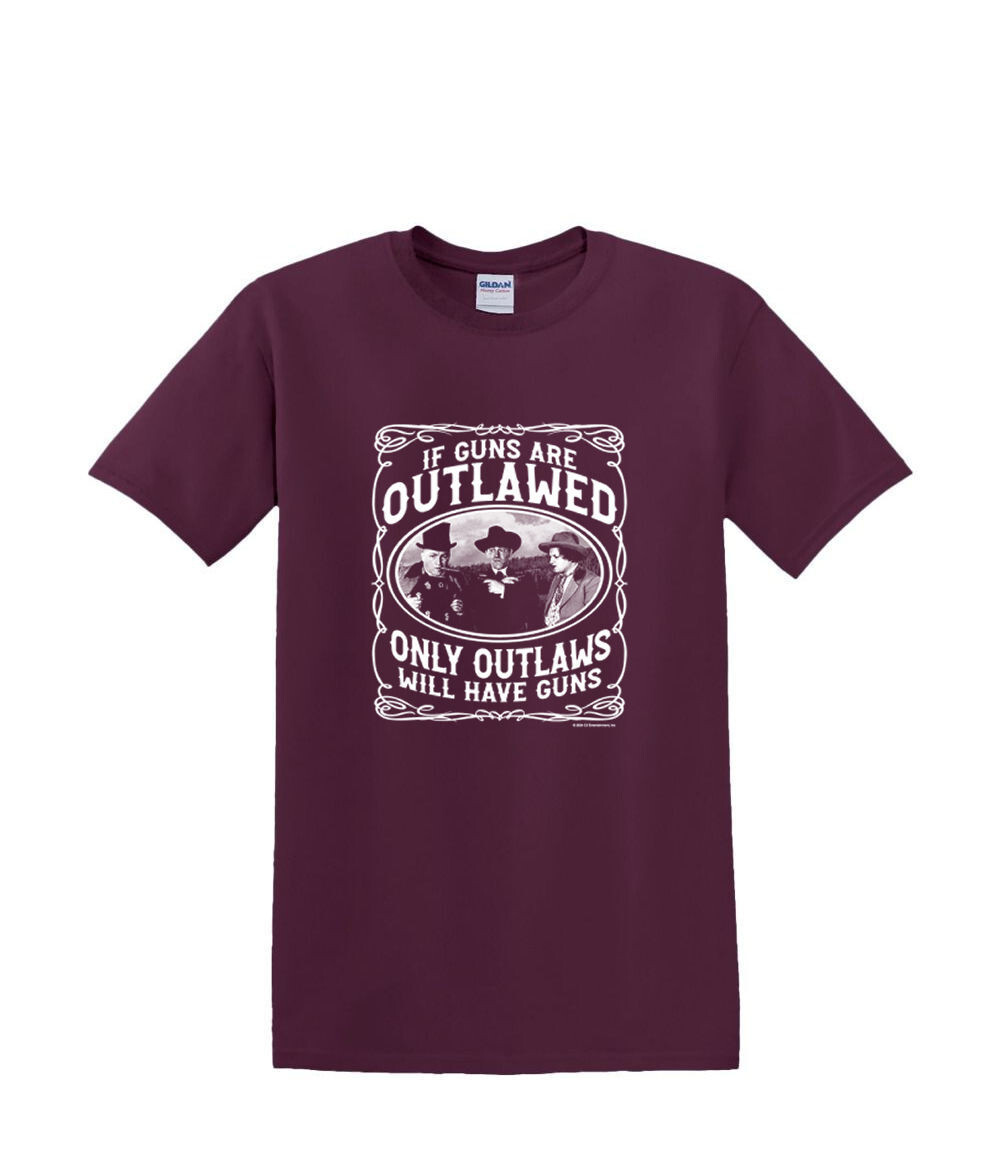 T-Shirt S to 2XL 3XL – THREE STOOGES OUTLAWS – HUMOR FUNNY MOE CURLY SHEMP LARRY