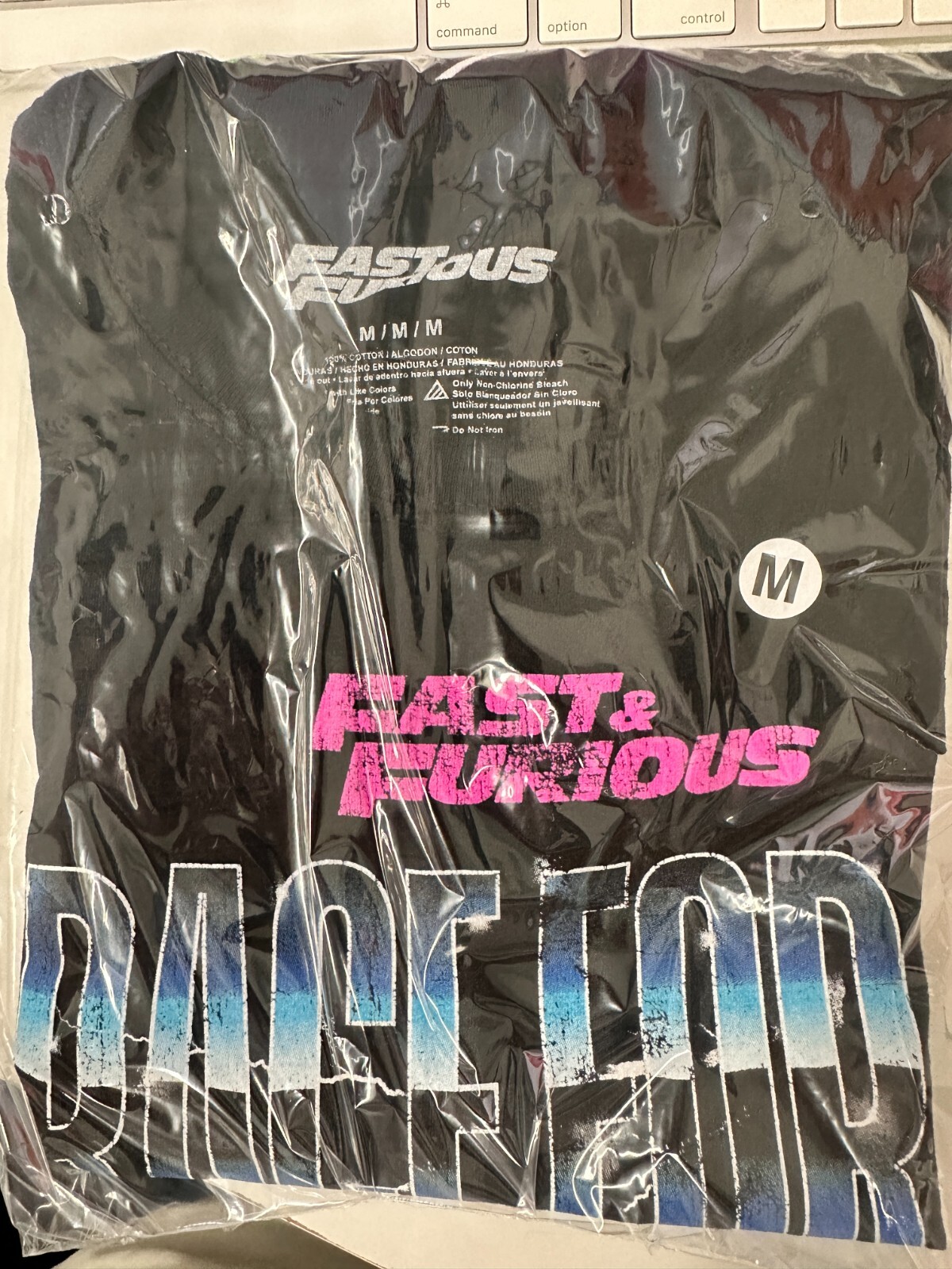 FAST & FURIOUS RACE FOR IT WORLD TOUR TEE OFFICIAL ITEM