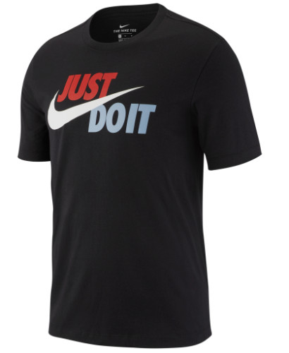 Men’s Nike Just Do It Short Sleeve T-Shirt Black Tee (M) MEDIUM AR5006 010