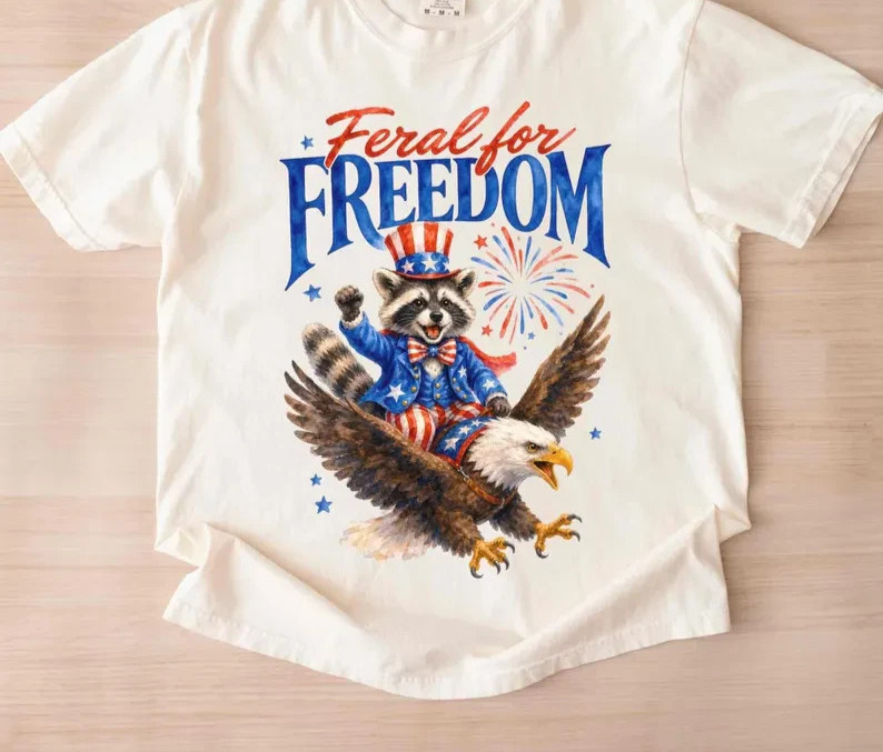 Funny Raccoon 4th of July Shirt, 250th Anniversary Shirt