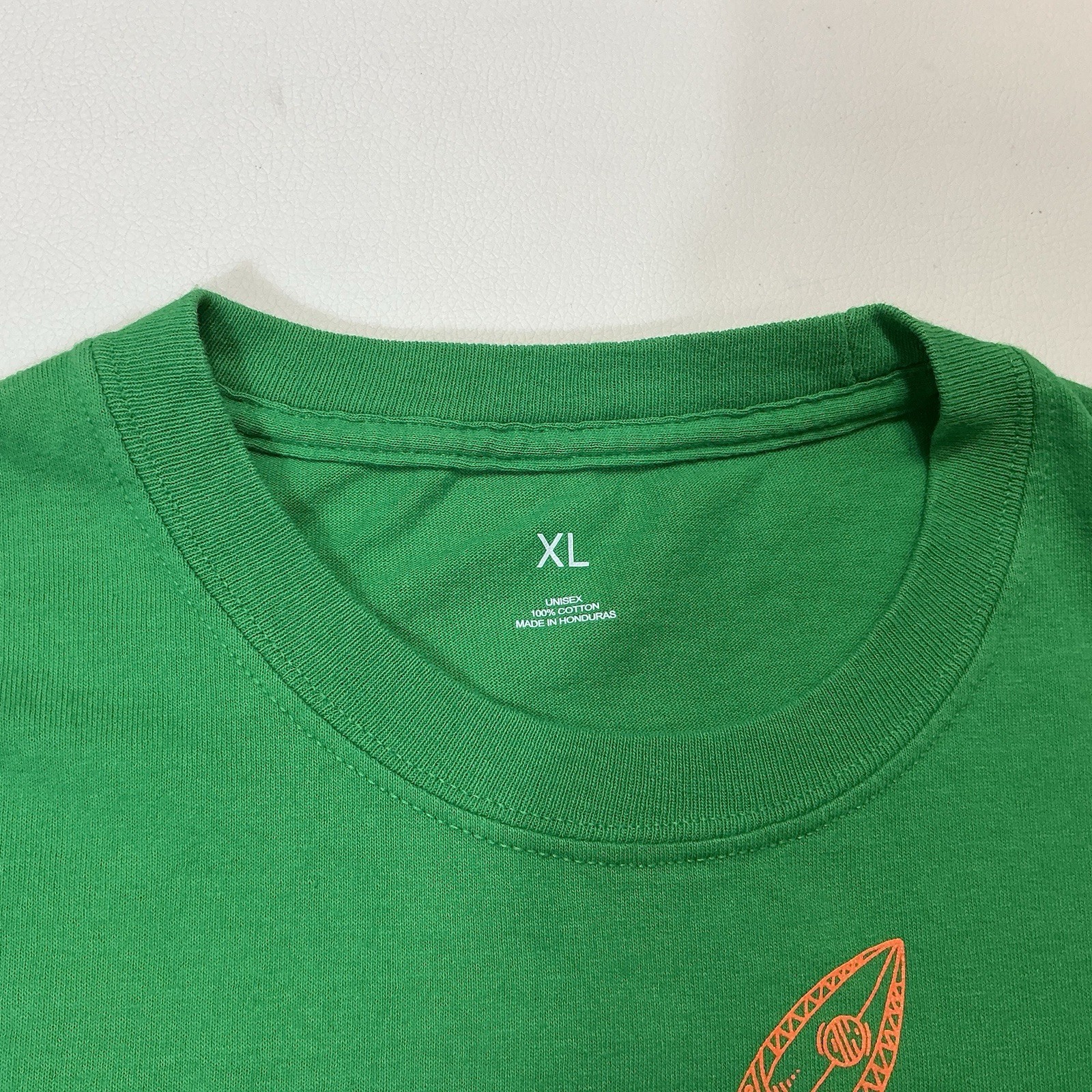 Today at APPLE Computer Tee SHIRT Green Crew Neck Cotton T Rocket Unisex XL
