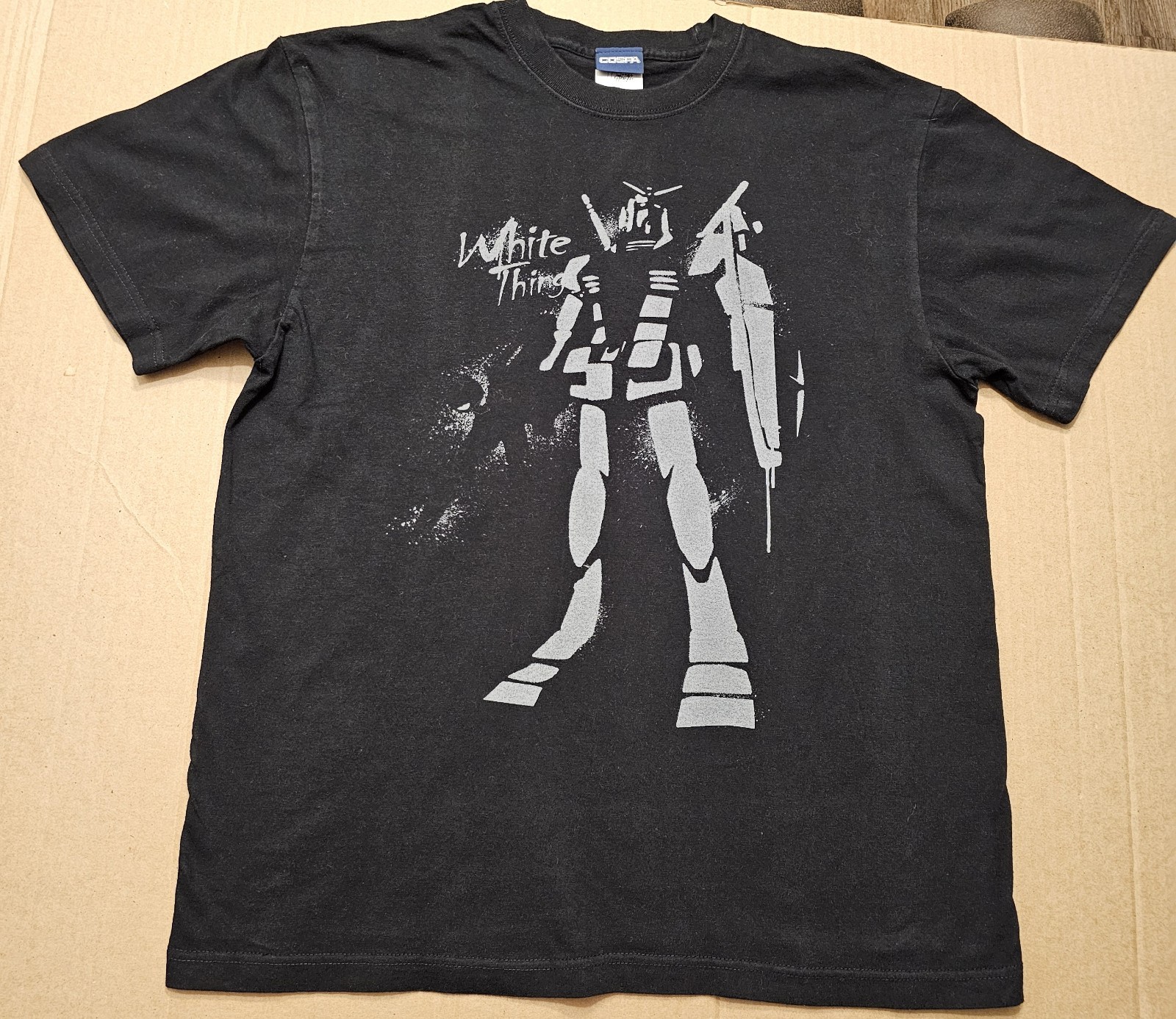 Cospa GUNDAM Federation White Guy T-shirt BLACK Size Large