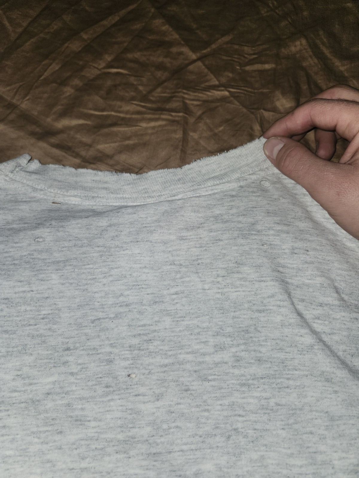 Vintage Thrashed Adidas T Shirt Y2k No Tags Size Xl? Many Holes
