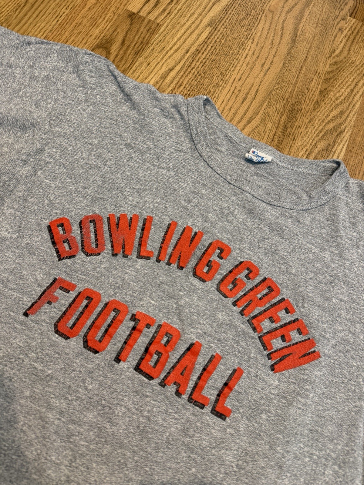 Vintage Champion Bowling Green Football Shirt Men’s Large Cotton Rayon Blend Vtg