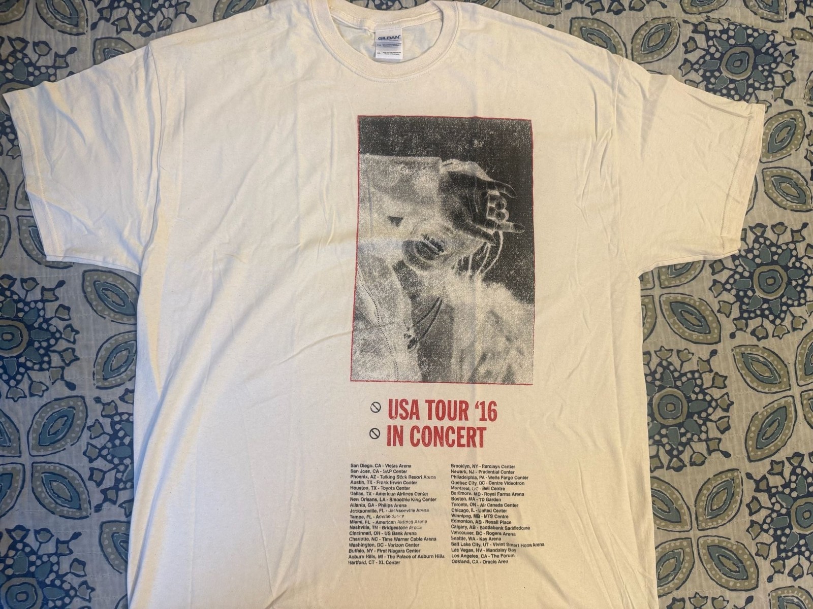 Travis Scott Rodeo USA Tour 2016 In Concert Graphic T-Shirt