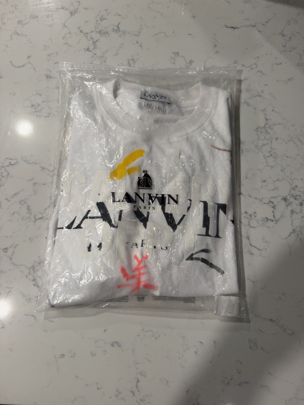 Lanvin x Gallery Dept. Men’s XL Crew Neck Short Sleeve Graphic Logo T-Shirt