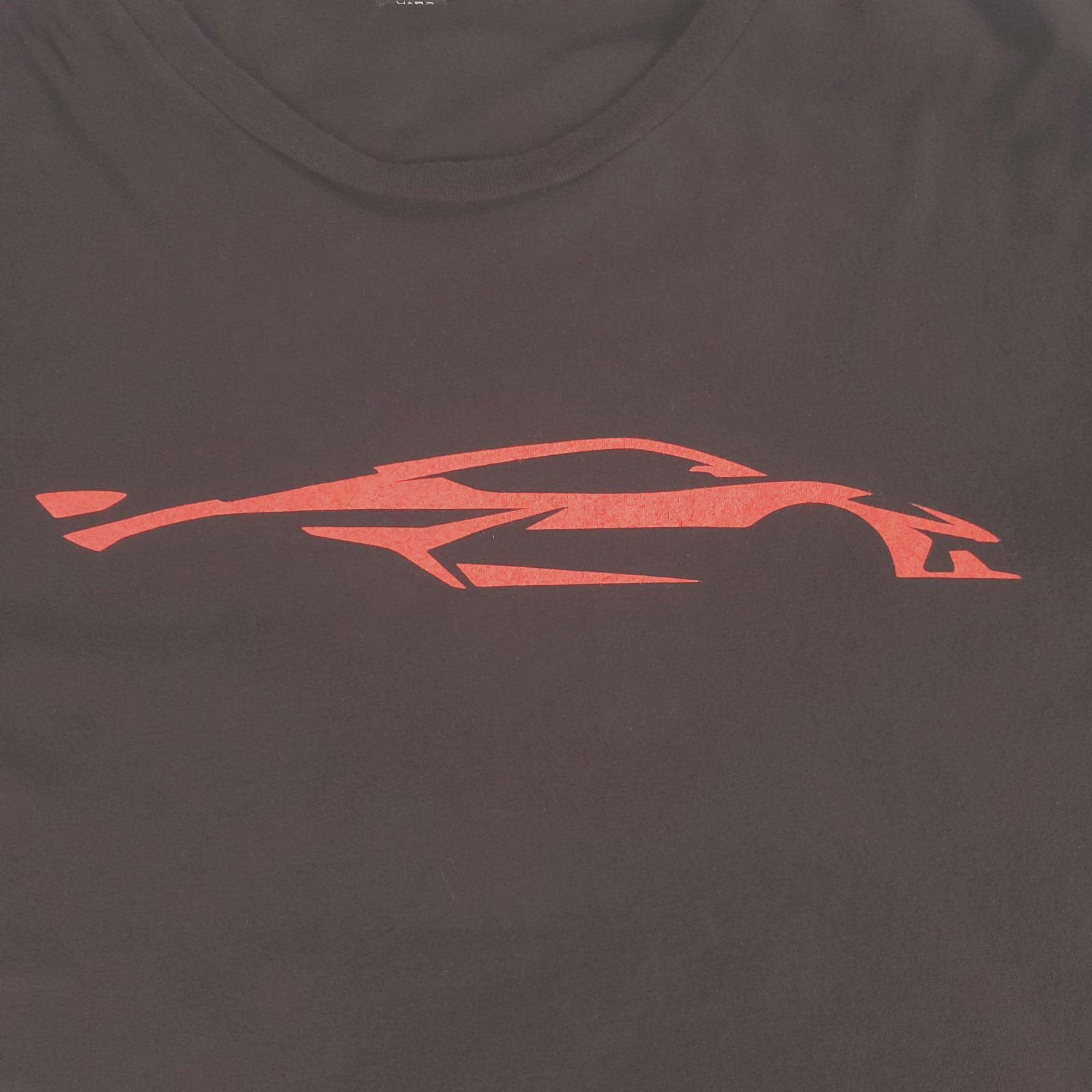 Chevrolet Corvette C8 Z06 Silhouette T Shirt Mens Large Black District