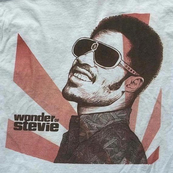 Stevie Wonder white color full size shirrt unisex PP2742