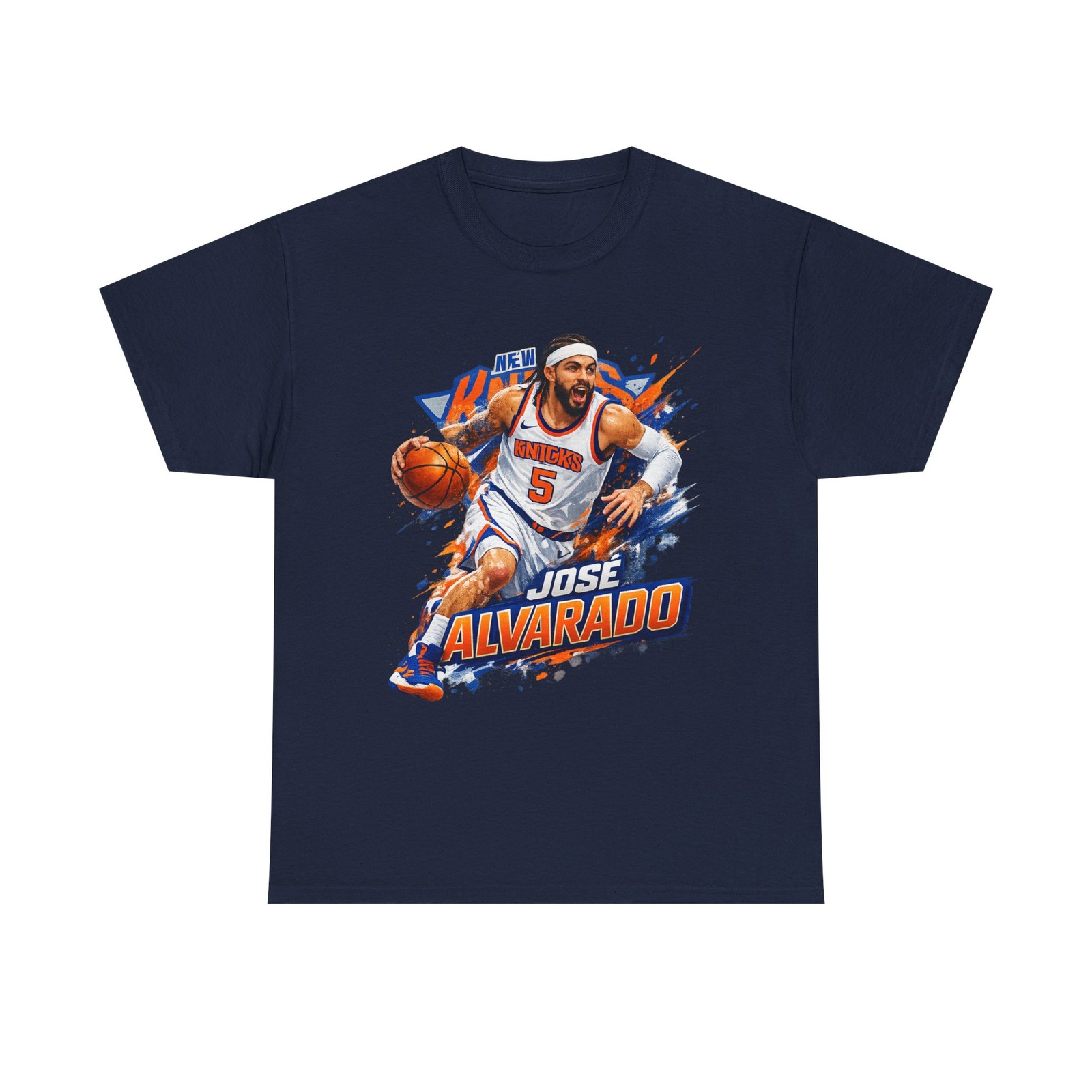Jose Alvarado Basketball Player Tee Unisex Inspired Jersey Design