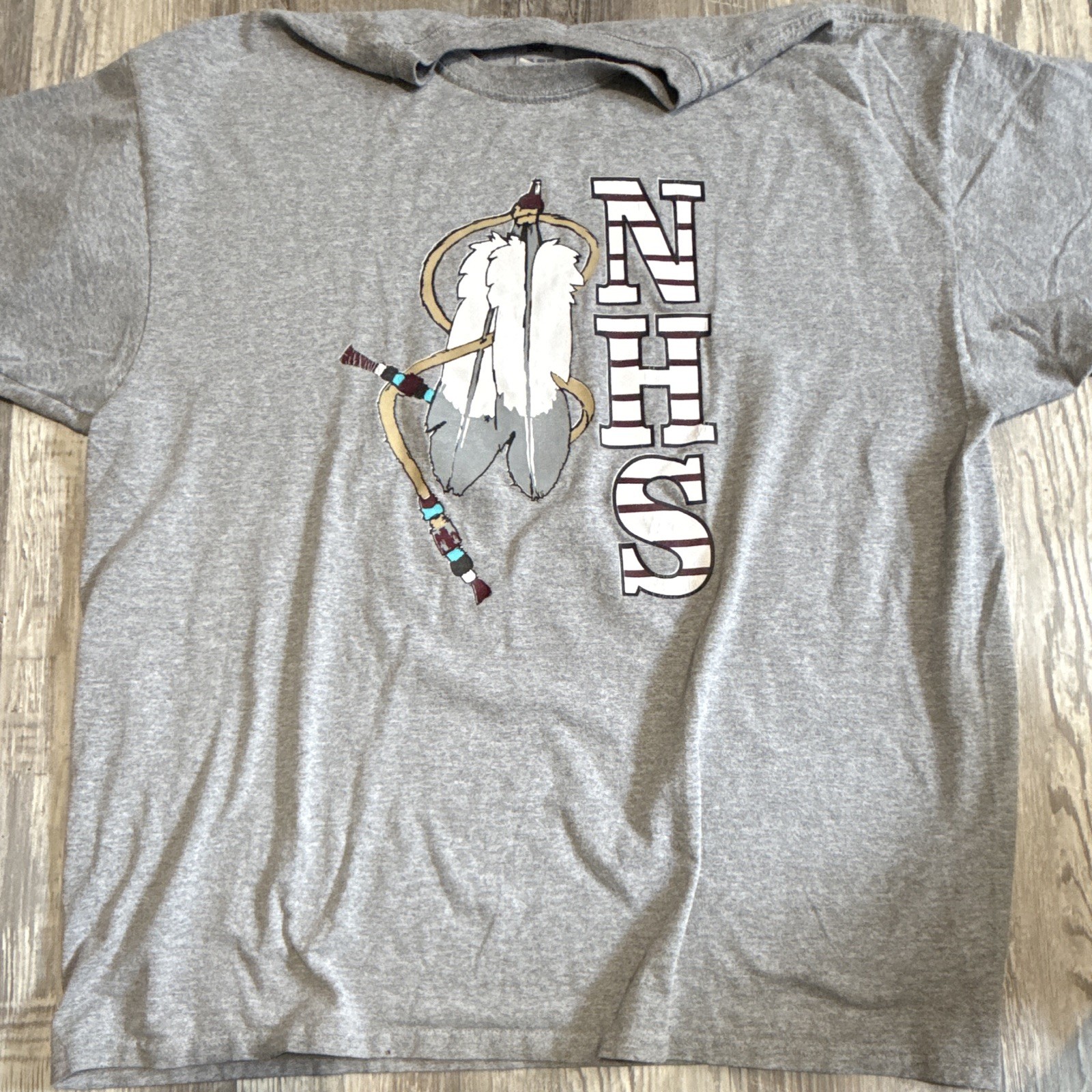 Jerzees Heavyweight Blend Men’s Crew Neck Short Sleeve Graphic Tee Gray 2XL