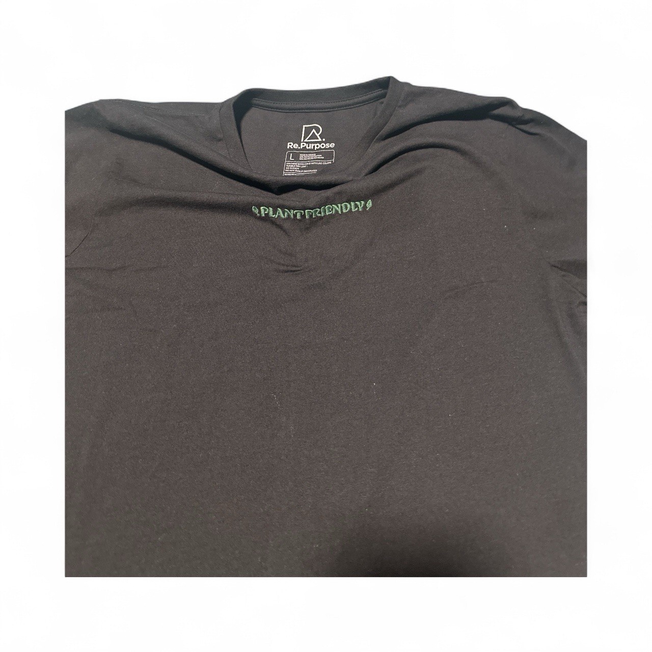 Urban Outfitters Re.Purpose Embroidered Plant Friendly T-Shirt Size Large