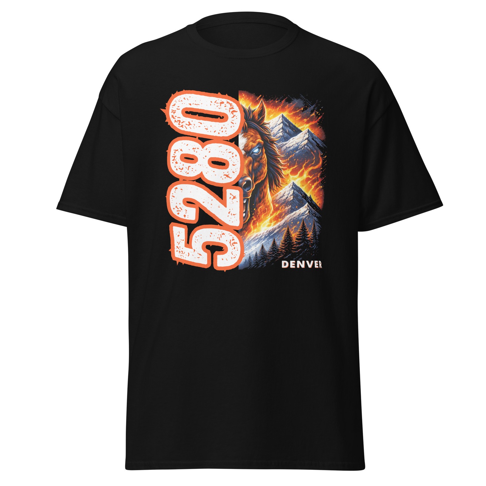 NEW Broncos Shirt 5280 MILE HIGH Broncos Fan Denver Football Unisex