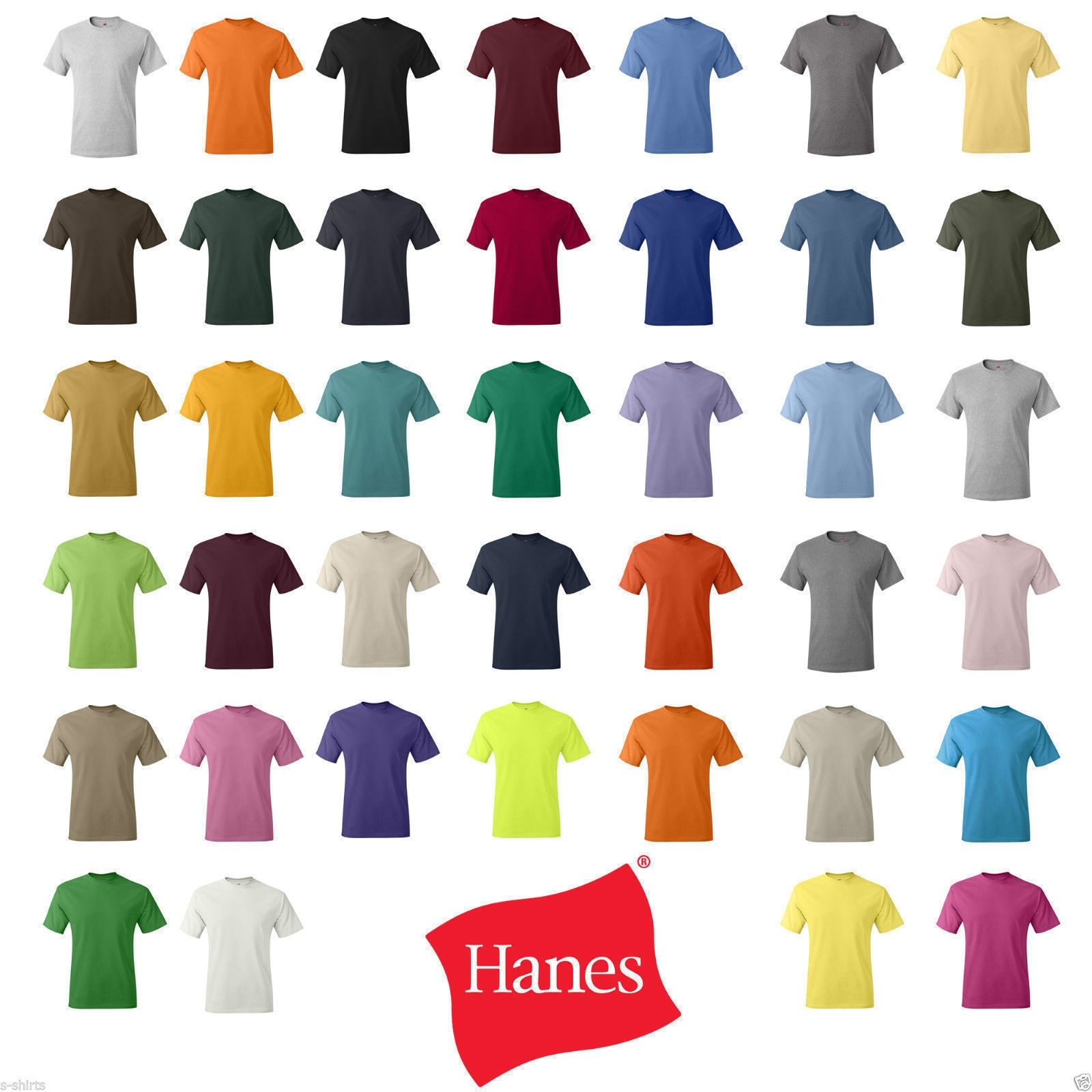Hanes 5280 ComfortSoft® Heavyweight T-Shirt – 5280 S M L XL 2XL 3XL 4XL