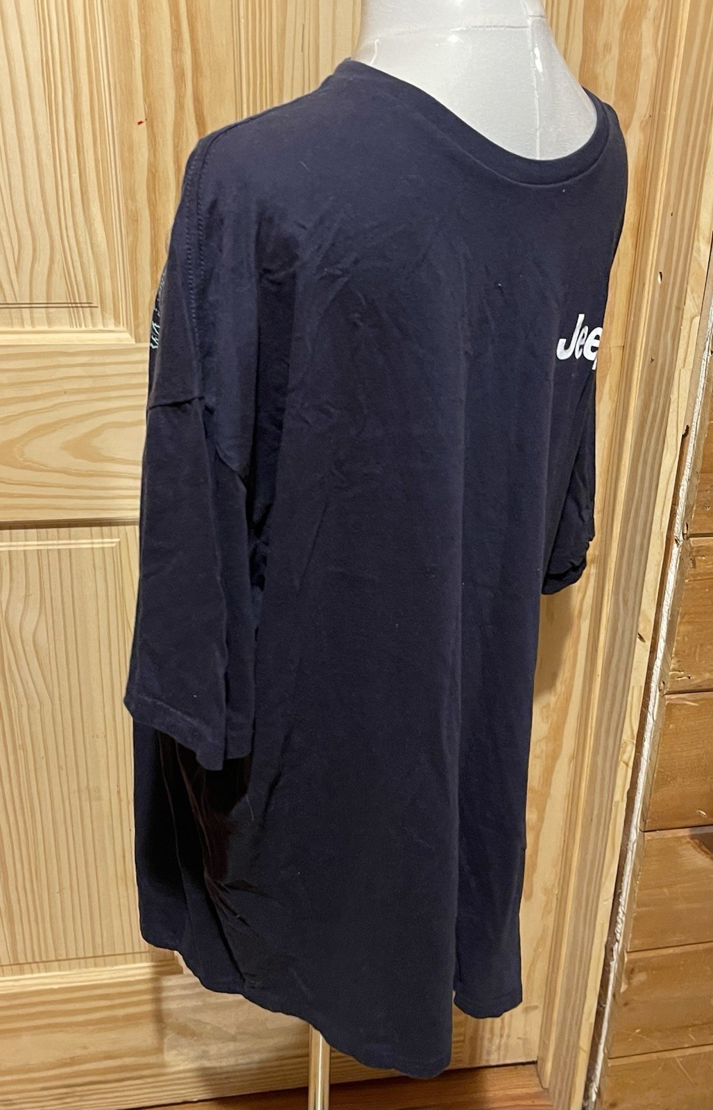 Officially Licensed JEDCO Jeep Graphic Navy Blue T-Shirt Size XXLarge ~ EUC