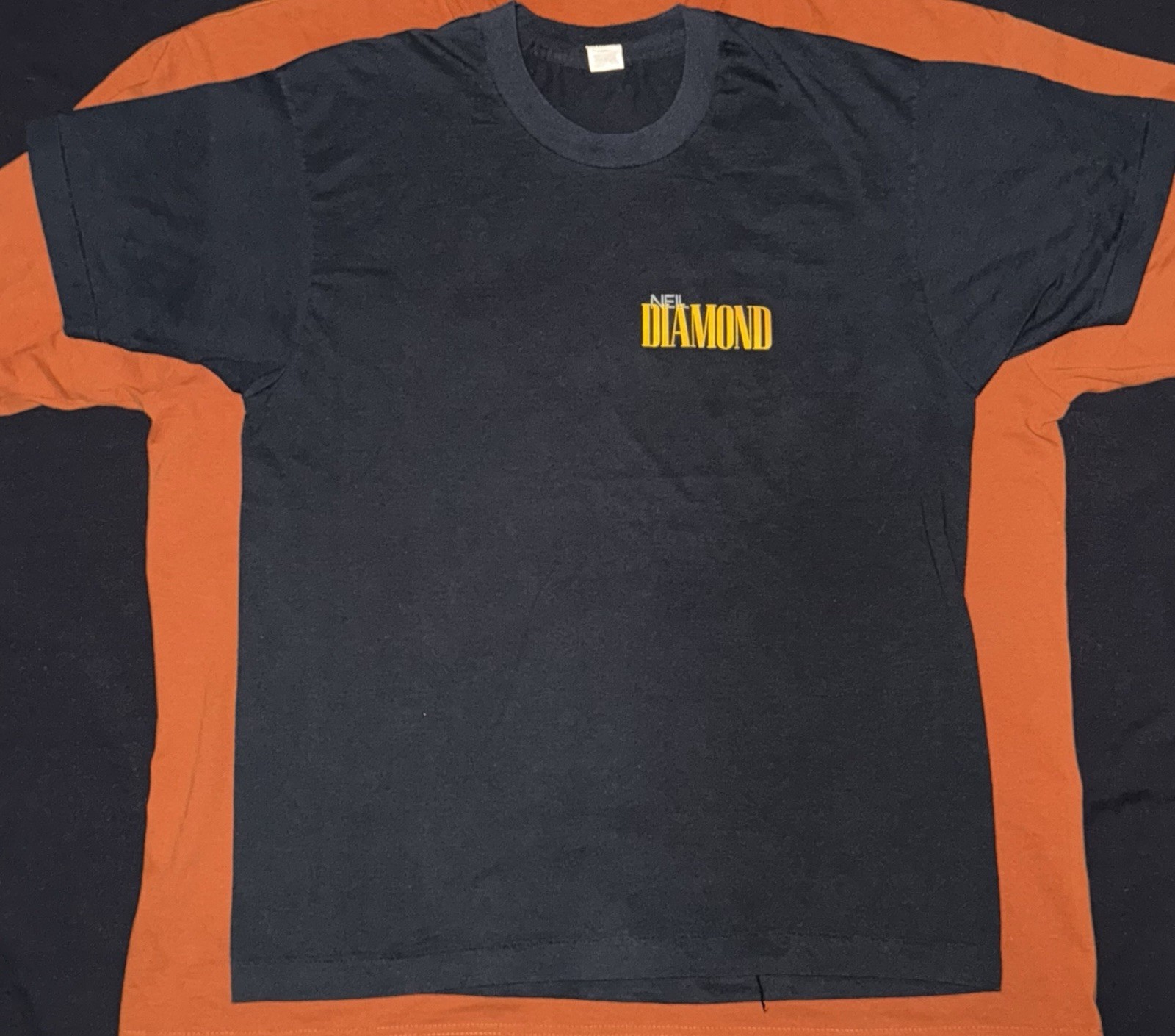 Vintage – Neil Diamond Concert Tour Shirt XL Screen Star Tee Single Stitch