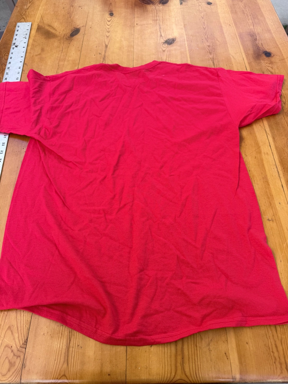 Gildan G500 Heavy Cotton T-Shirt Short Sleeve 100% Cotton RED SZ L F14 NWOT