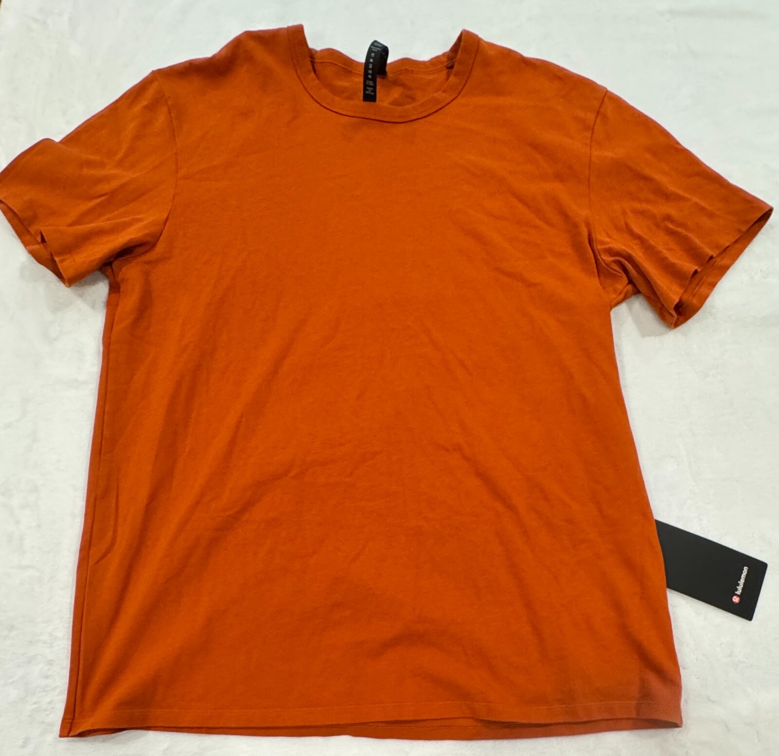 Lululemon Cotton Jersey T-Shirt Burnt Orange BUOJ Size XL