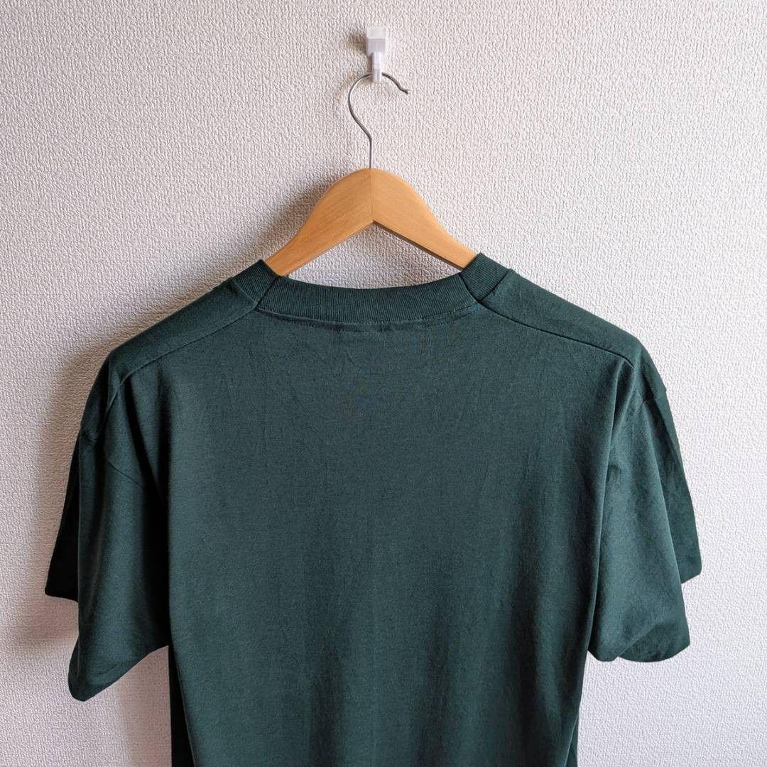 90s Vintage FRUIT OF THE LOOM T-Shirt XL Personal Power Green USA Made Single St