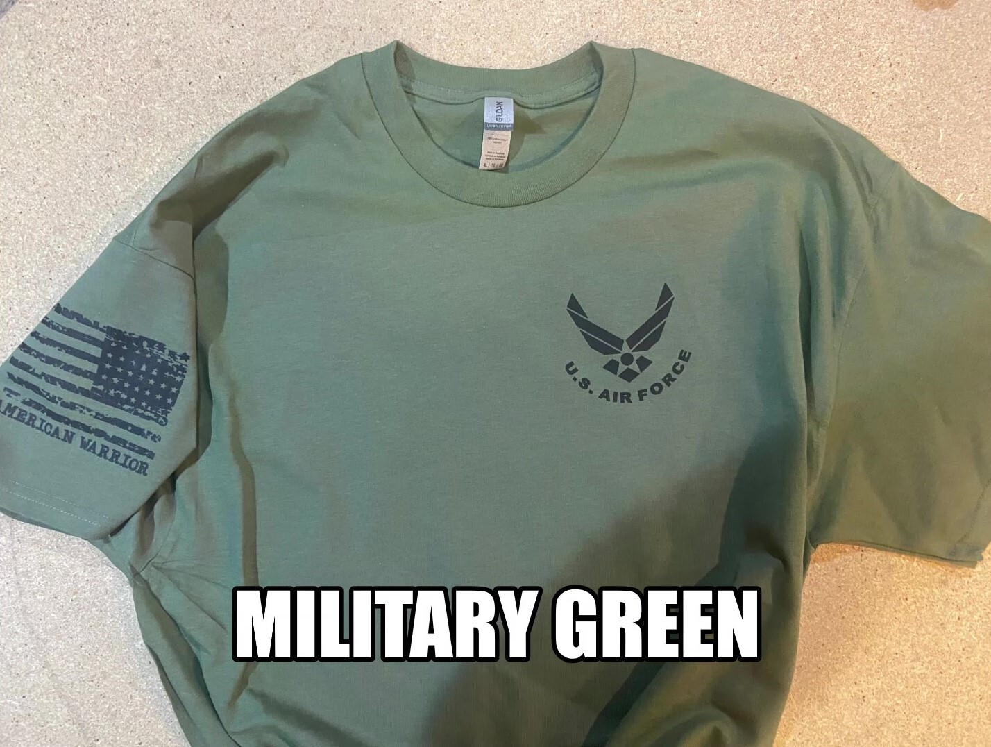 Air Force Military T-shirt With DD-214 Alumni USAF Chest Logo 113