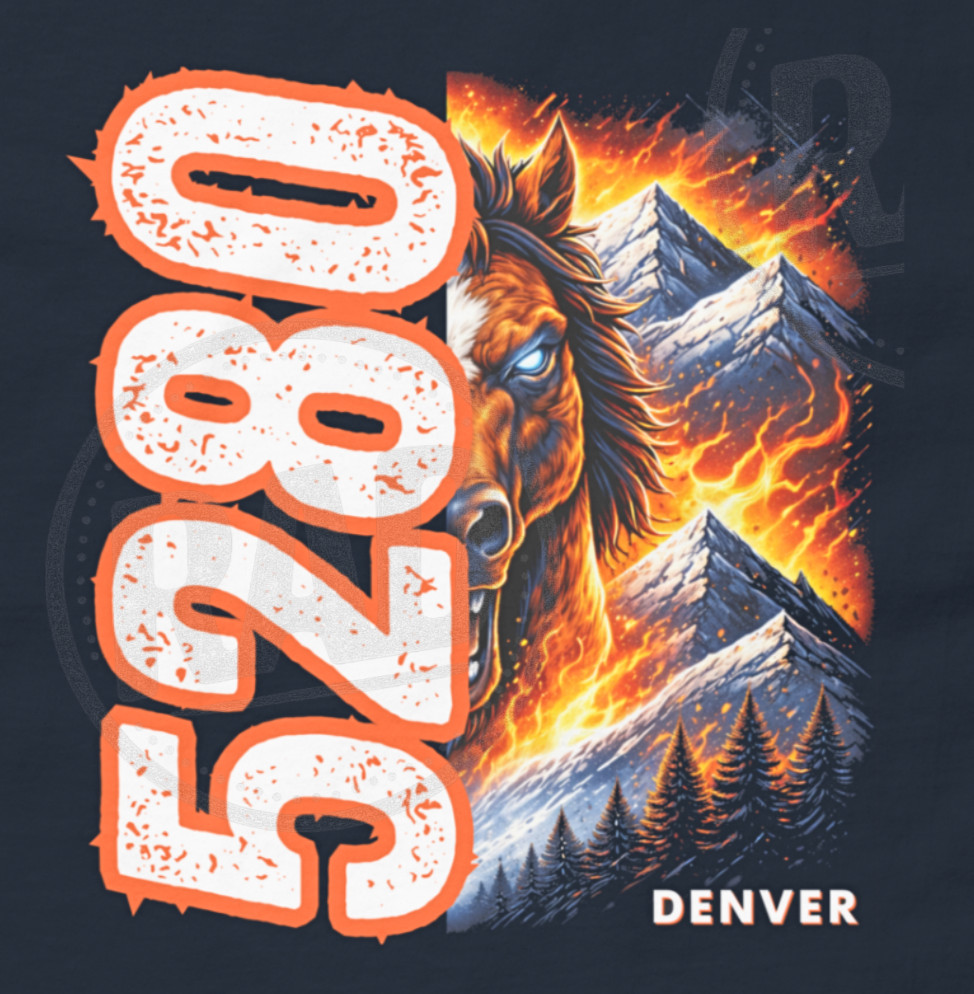 NEW Broncos Shirt 5280 MILE HIGH Broncos Fan Denver Football Unisex