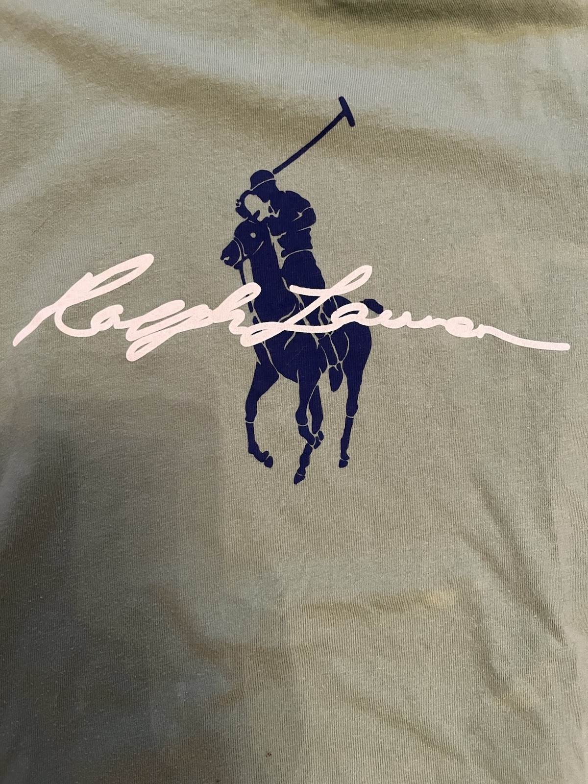 Polo Ralph Lauren Men’s S Green Graphic Logo Crew Neck Short Sleeve T-Shirt