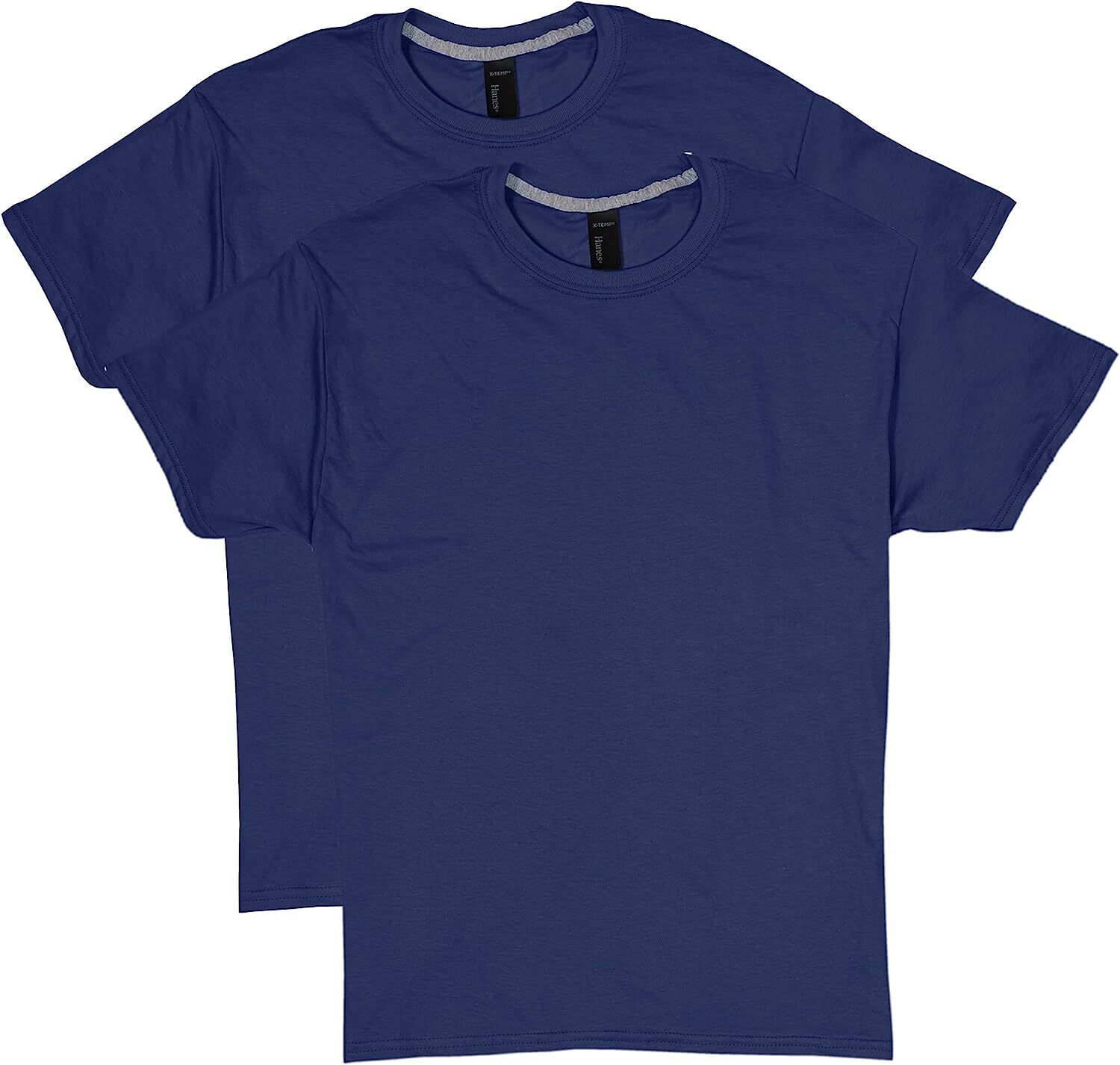 Hanes X-Temp Short-Sleeve Crewneck T-Shirt (2 Pack)