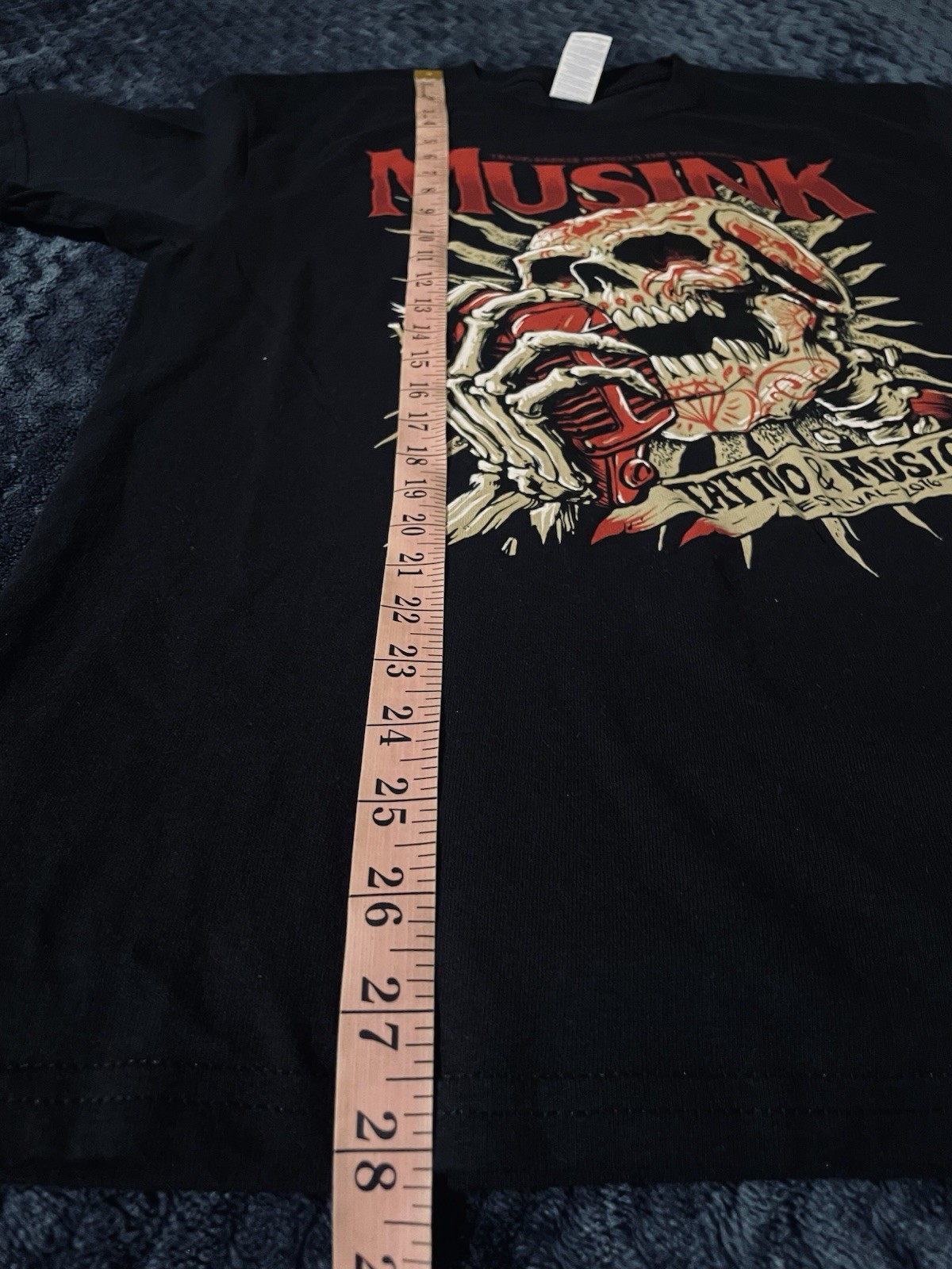 Musink Tattoo & Music Festival T Shirt Snoop Deftones Barker M NWOT