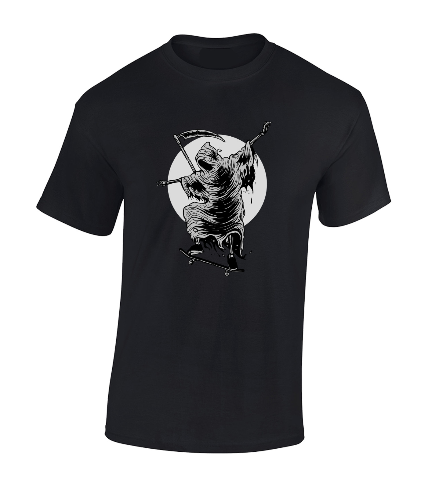 Reaper Skater Skateboard Design Clothing Top Cool Unisex T-Shirt