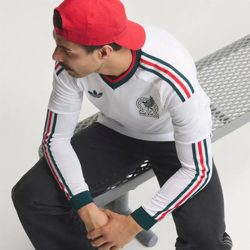 Adidas Mexico 2026 Match Away Men’s Soccer Authentic Long-Sleeve Jersey JZ2769