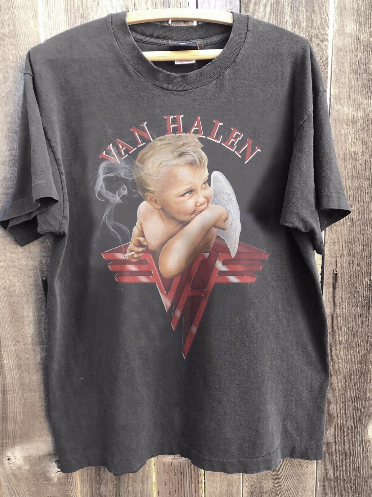 NEW! Van Halen 1984 Album Rock Band Charcoal T-shirt Size S-5XL
