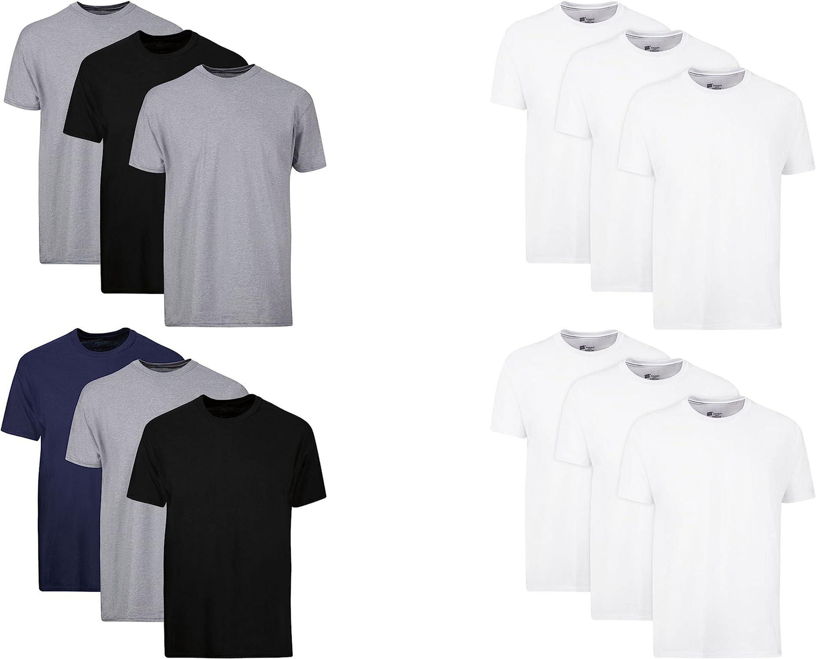 Hanes Men’s Moisture-Wicking Cotton with Odor Control Undershirts