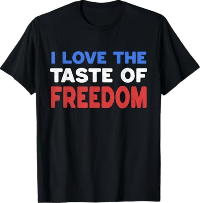 I Love The Taste of Freedom – Couples Matching 4th of July T-Shirt