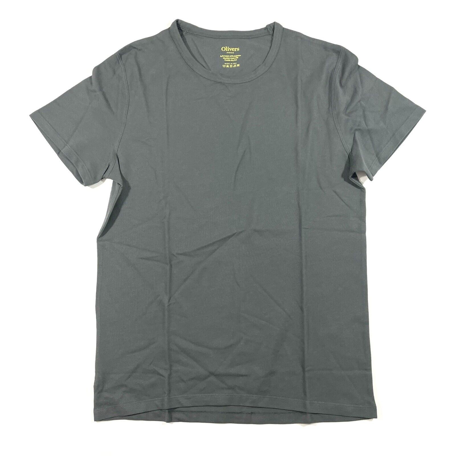 New Olivers Apparel Carbon District Tee Shirt Grey Size Medium Mens