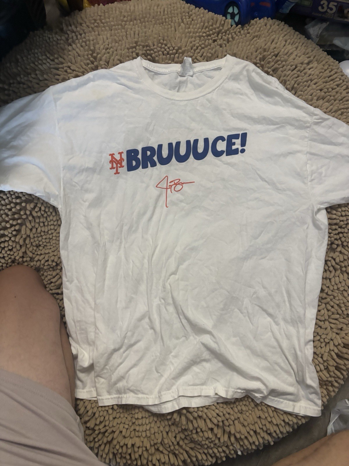 Official 2018 Mets “Free Shirt Friday” stadium giveaway celebrating Jay Bruce