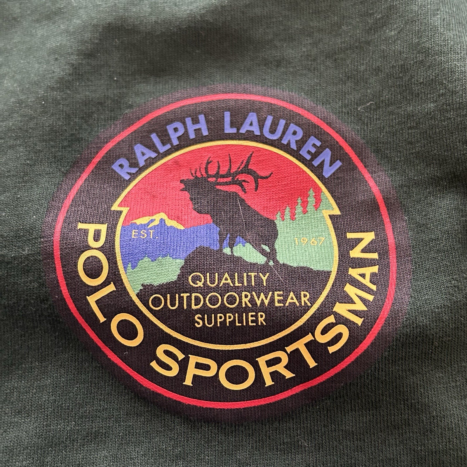 Polo Ralph Lauren Sportsman Terrain Wildlife Long Sleeve T-Shirt Mens Size XL