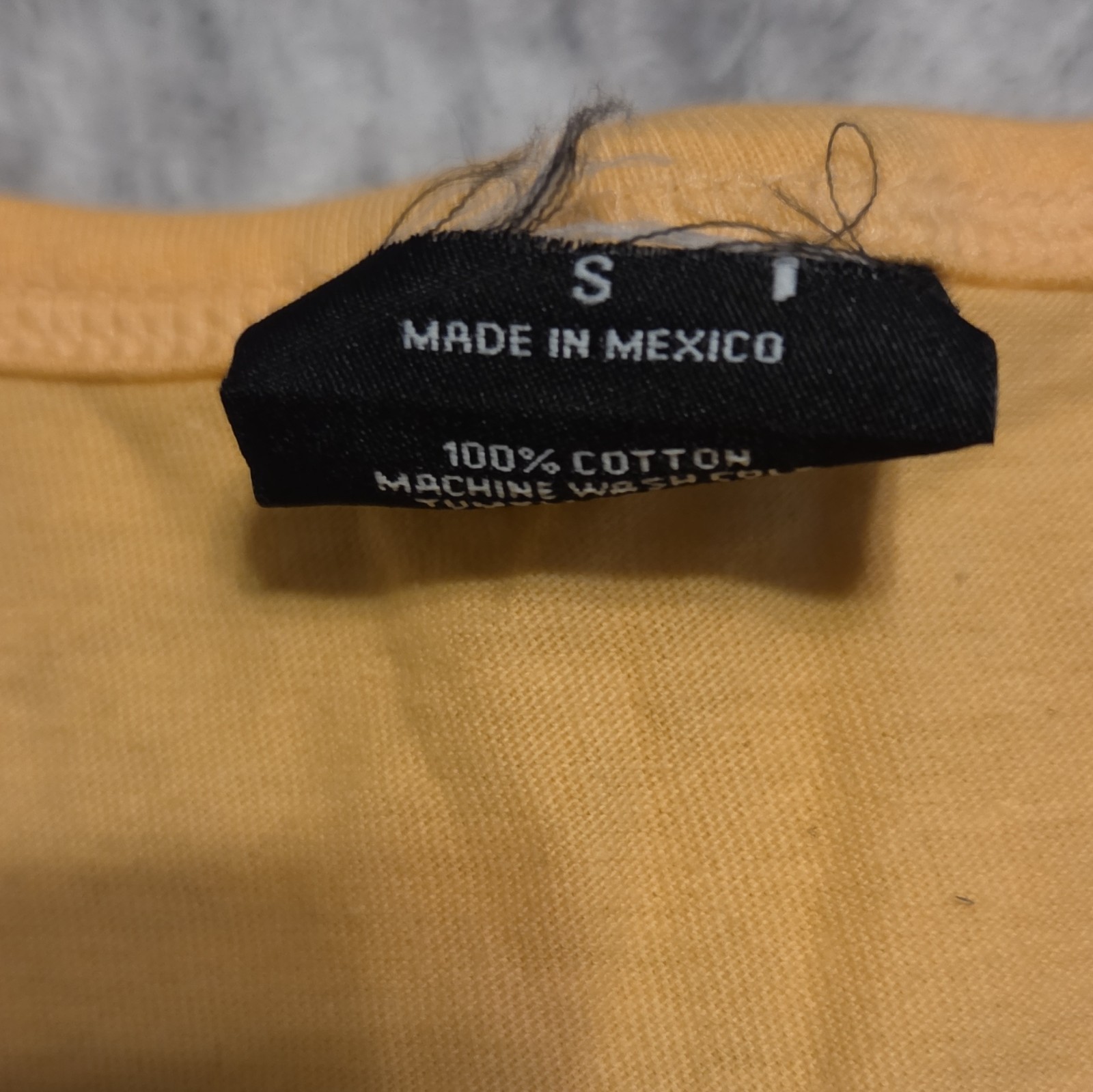 Stussy Men’s Yellow Logo Tank Top Size S Cotton Scoop Neck Sleeveless