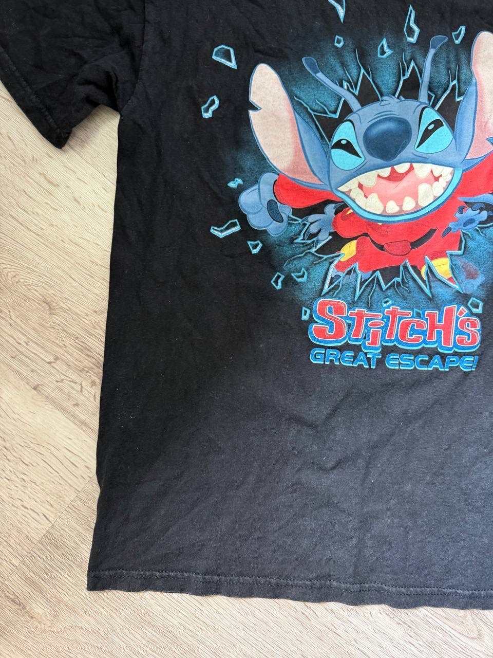 Rare Disney Lilo Stitch Double-Sided Print T-Shirt 00s