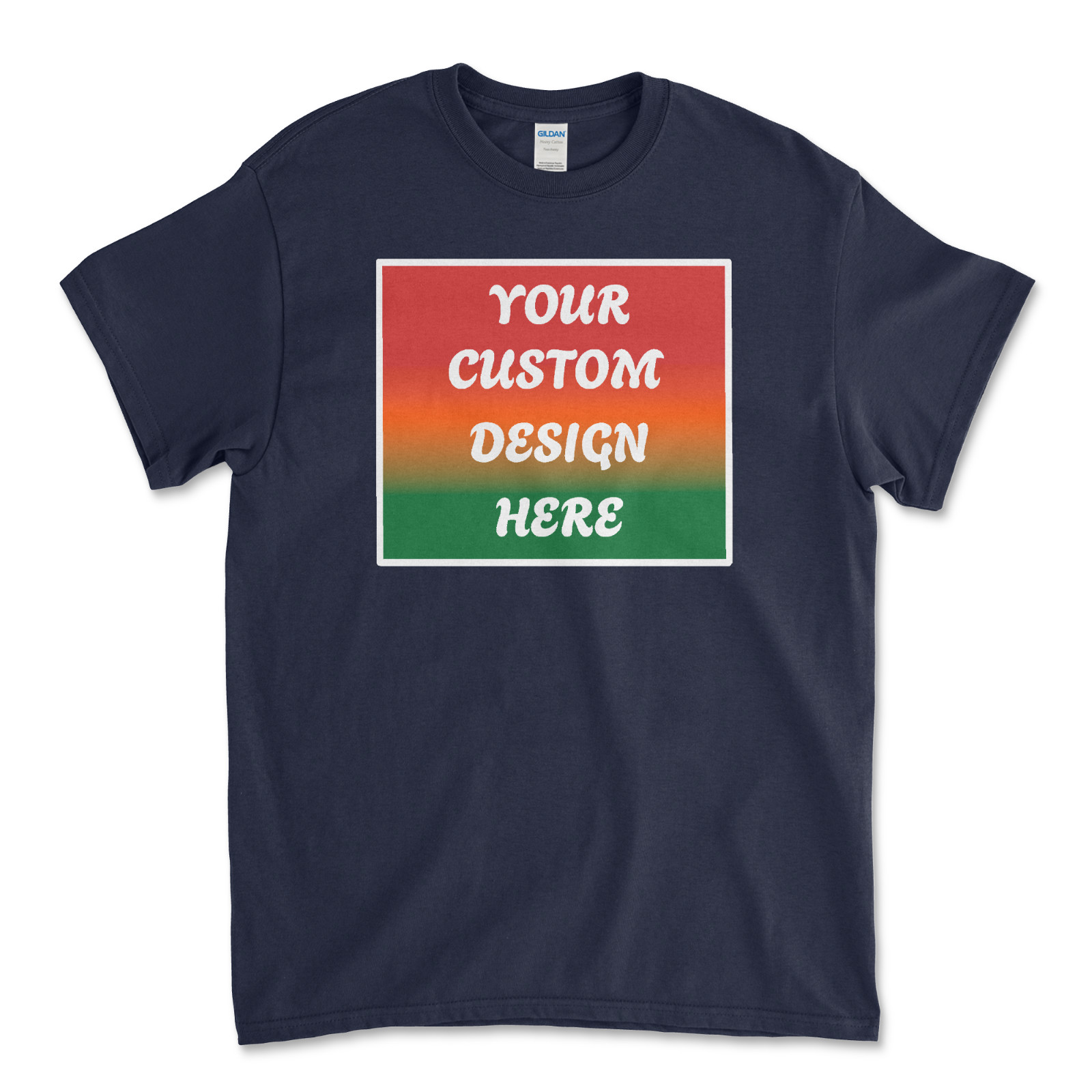 Personalized Custom T-Shirt Customized w/Photo, Text, Logo DTF on Gildan shirt
