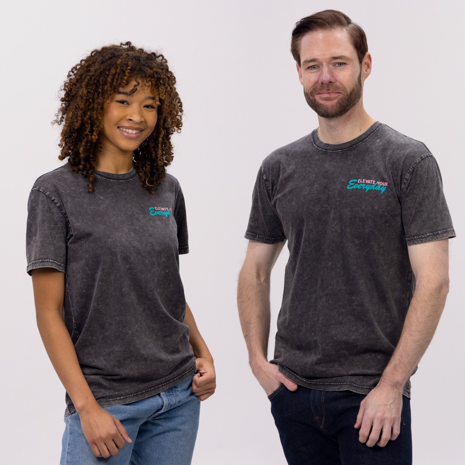 NEW Size X-LARGE Elevate Your Everyday XS Products Branded Tshirt – Vintage Grey