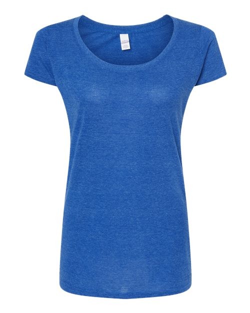 Tultex Women’s Poly-Rich Scoop Neck T-Shirt