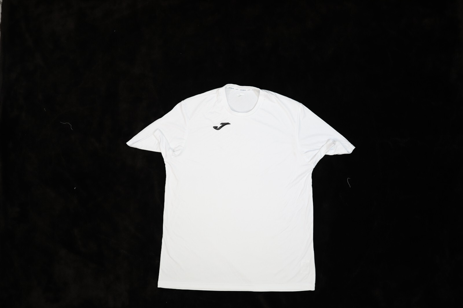 Joma Mens Solid White Short Sleeve Round Neck Athletic Soccer Blank T-Shirt L