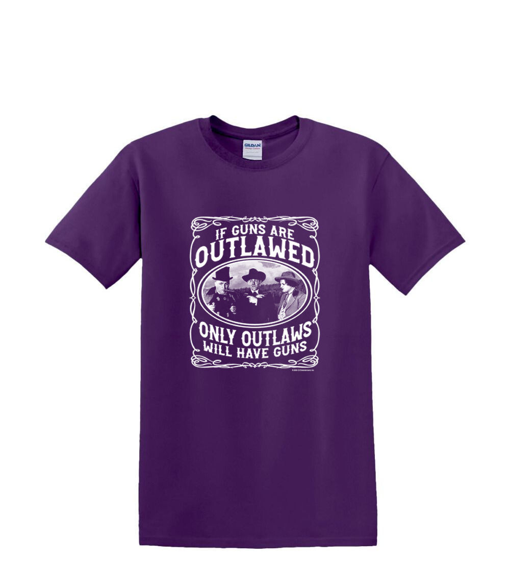T-Shirt S to 2XL 3XL – THREE STOOGES OUTLAWS – HUMOR FUNNY MOE CURLY SHEMP LARRY