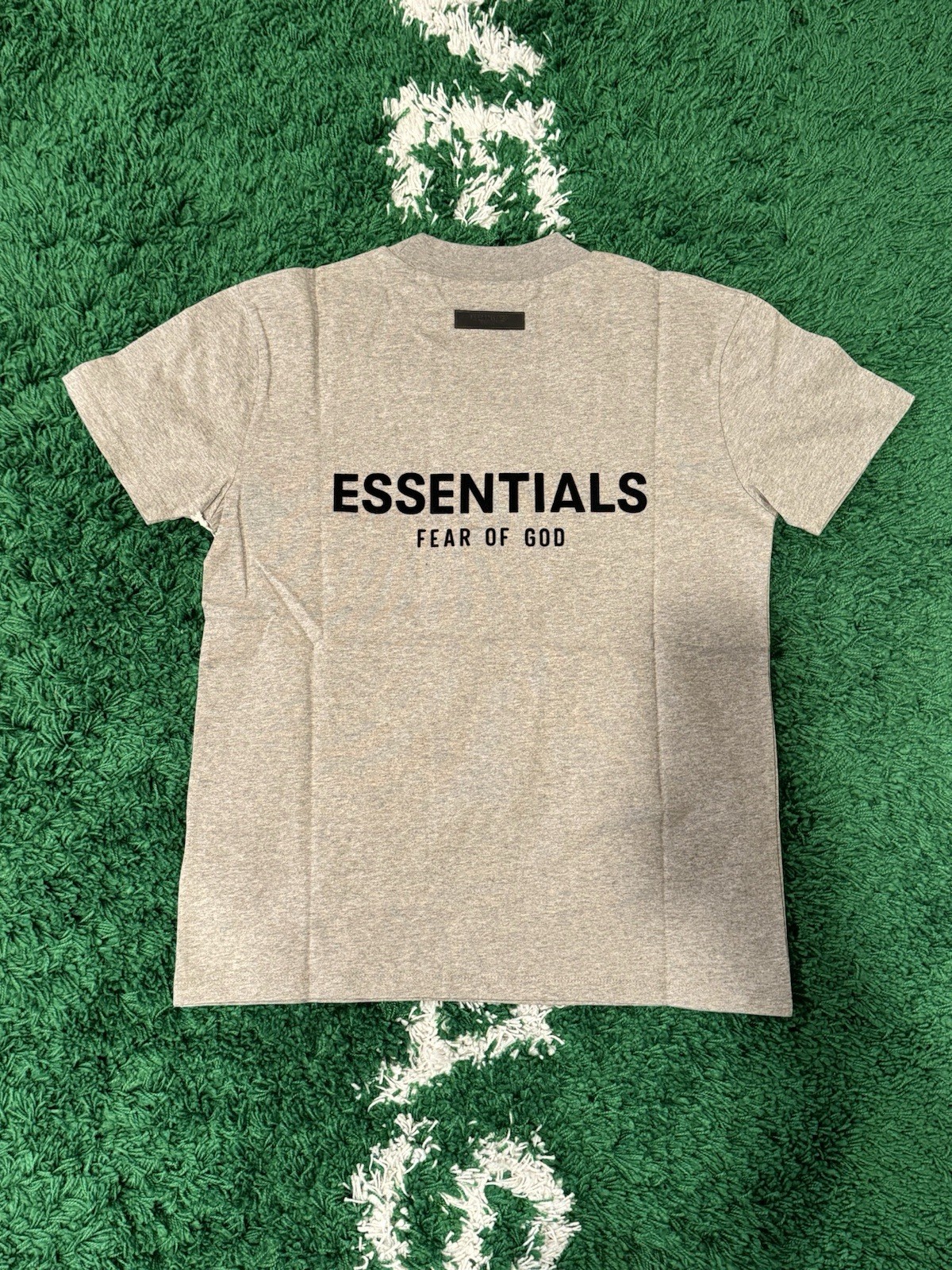 Fear Of God Essentials Dark Oatmeal Tee Size L