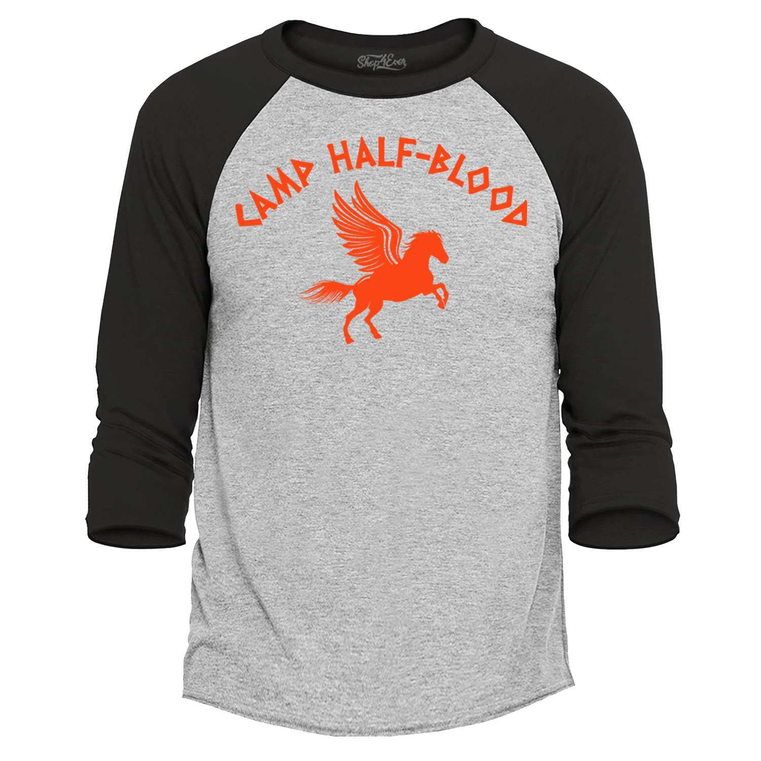 Camp Half Blood Raglan Baseball Demigod Shirt